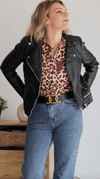 chemise leopard femme