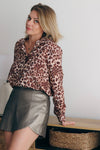chemise leopard femme