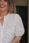 blouse brodée femme